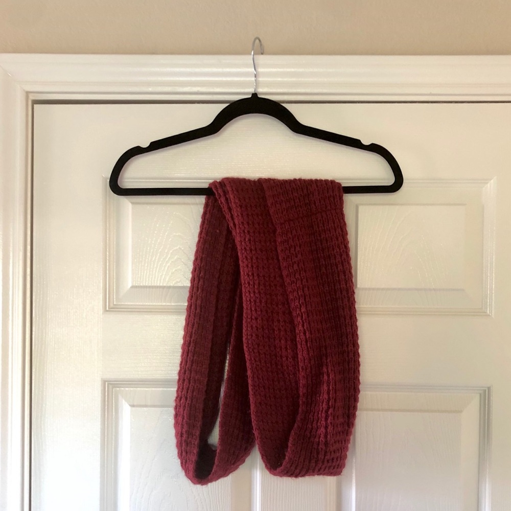 Burgundy Infinity Scarf